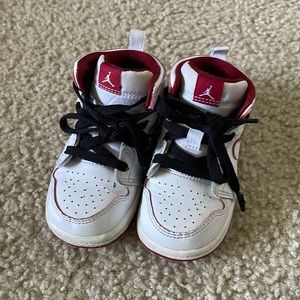 Baby/Toddler Retro Air Jordan's Red & White